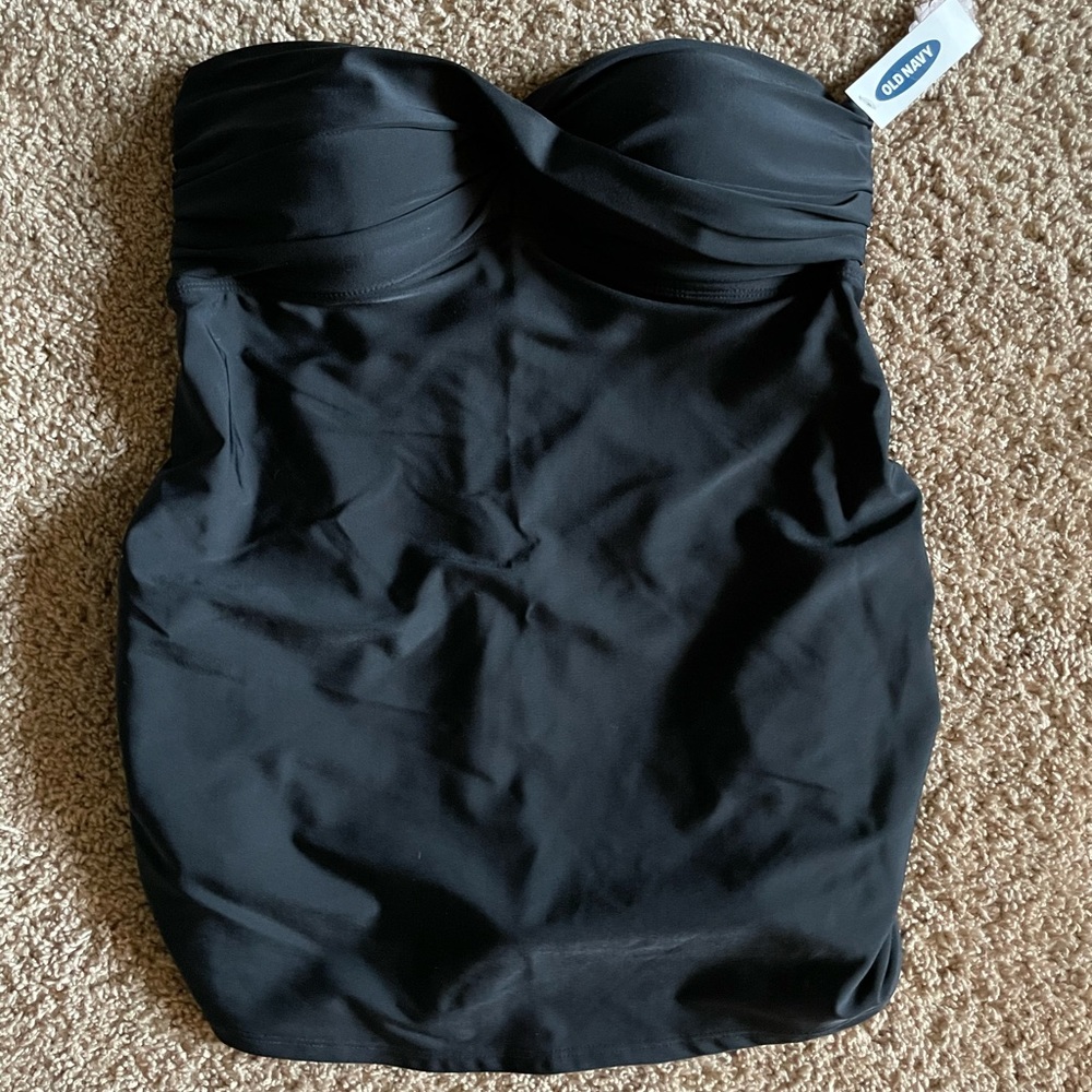 NWT Old Navy Black Tankini—Small Maternity